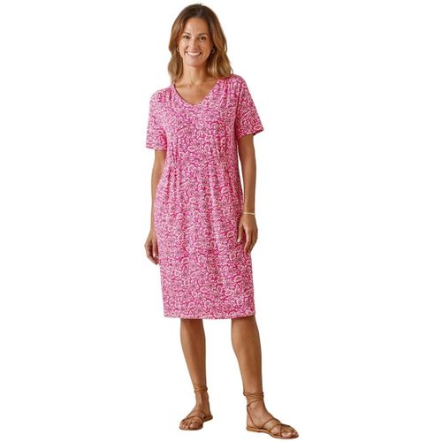 Robe by - Robe manches courtes en maille - Daxon - Modalova