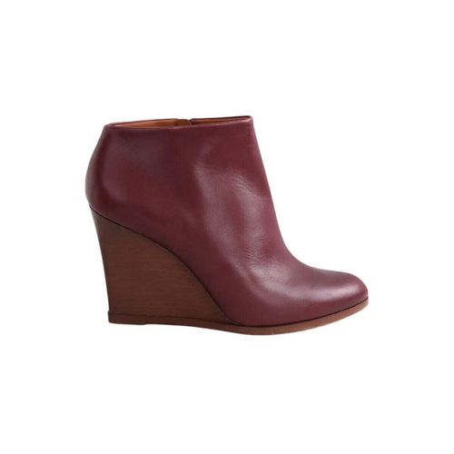 Bottines Céline Boots bordeaux - Céline - Modalova