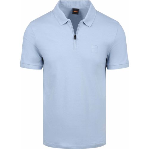 Polo Polo Passerzip Half Zip Bleu Clair - BOSS - Modalova