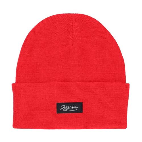 Bonnet Cappello Uomo Label Beanie Red - Dolly Noire - Modalova