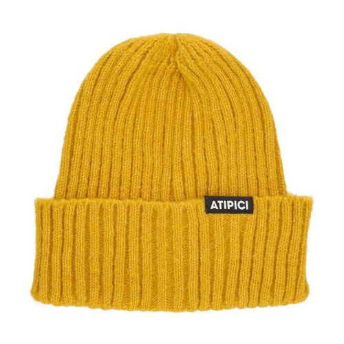 Bonnet Cappello Uomo Black Label Basic Low Beanie Gold - Atipici - Modalova