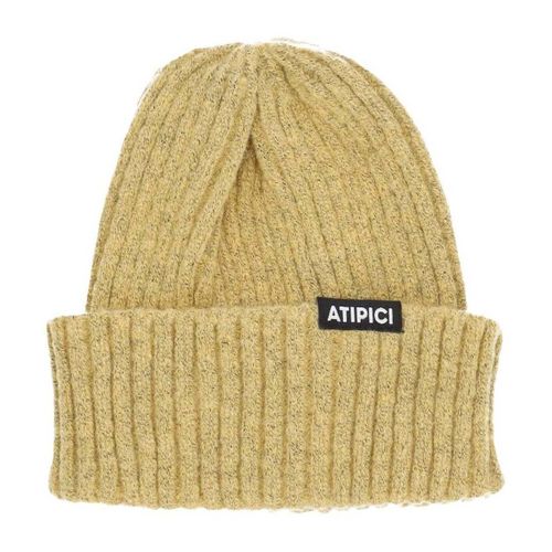 Bonnet Cappello Uomo Black Label Basic Low Beanie Mustard - Atipici - Modalova