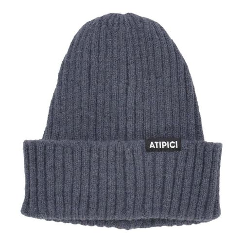 Bonnet Cappello Uomo Black Label Basic Low Beanie Petroleum - Atipici - Modalova