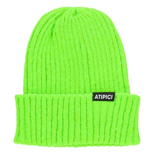 Bonnet Cappello Uomo Black Label Basic Low Beanie Lime - Atipici - Modalova
