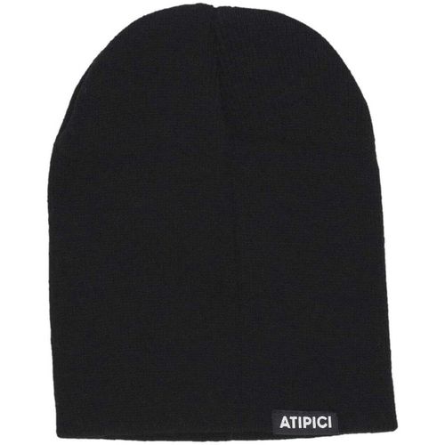Bonnet Cappello Uomo Black Label Basic Skull Beanie Black - Atipici - Modalova
