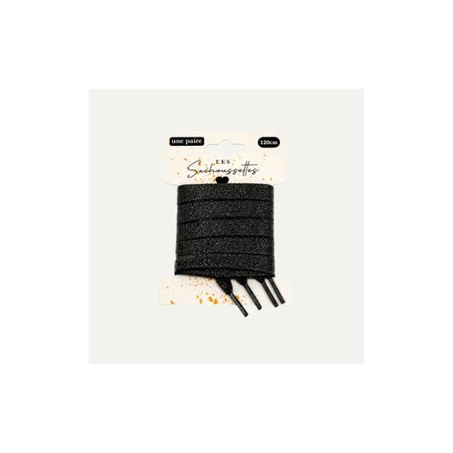 Accessoires LACETS PAILLETTES 120 NOIR - Sachoussettes - Modalova