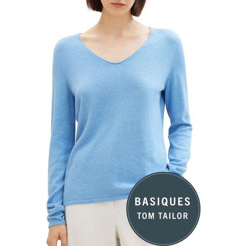 Pull Tom Tailor Pull COL V Sea Blue - Tom Tailor - Modalova
