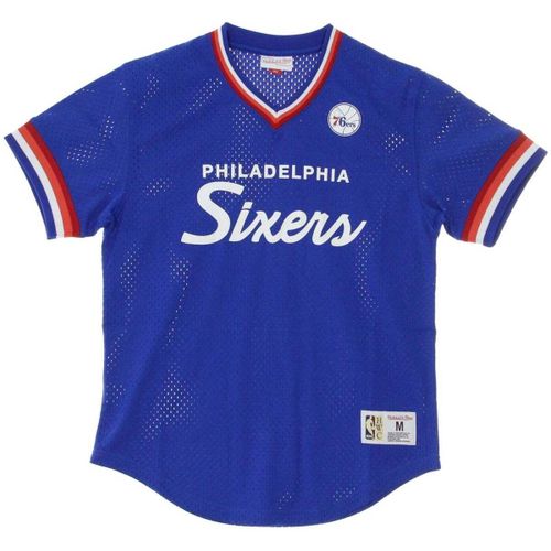 T-shirts sport Special Script Mesh Vneck - Mitchell And Ness - Modalova