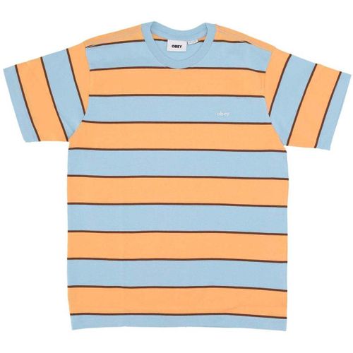T-shirt Obey Ranking Tee Sky - Obey - Modalova