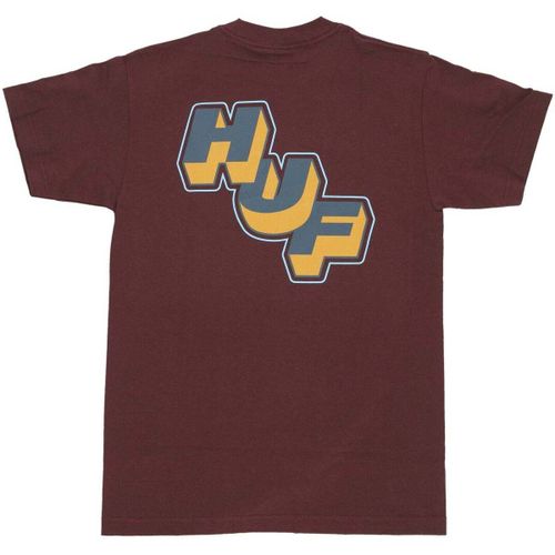 T-shirt Galactic Stack Tee Eggplant - Huf - Modalova