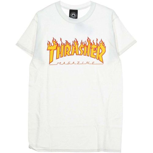 T-shirt Thrasher Flame Tee - Thrasher - Modalova