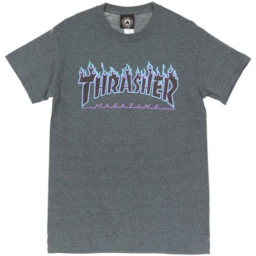 T-shirt Thrasher Flame Tee - Thrasher - Modalova