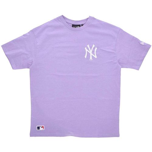 T-shirt Mlb League Essentials Lc Oversize Tee Neyyan Lilac - New-Era - Modalova