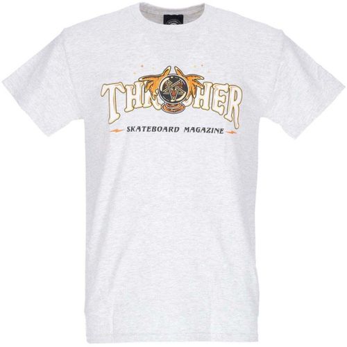 T-shirt Fortune Logo Tee Ash - Thrasher - Modalova