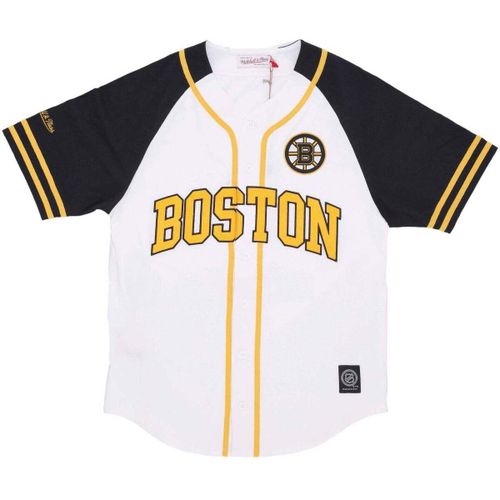 Veste Nhl Pract Day Button Front Bosbru - Mitchell And Ness - Modalova
