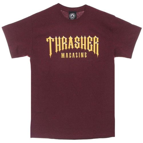 T-shirt Low Low Logo Tee Maroon - Thrasher - Modalova