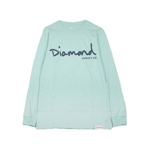 T-shirt Og Script Ls Diamond - Diamond Supply Co. - Modalova
