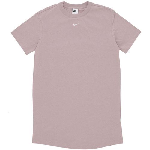 Robe W Essential Dress Tee Diff Taupe - Nike - Modalova