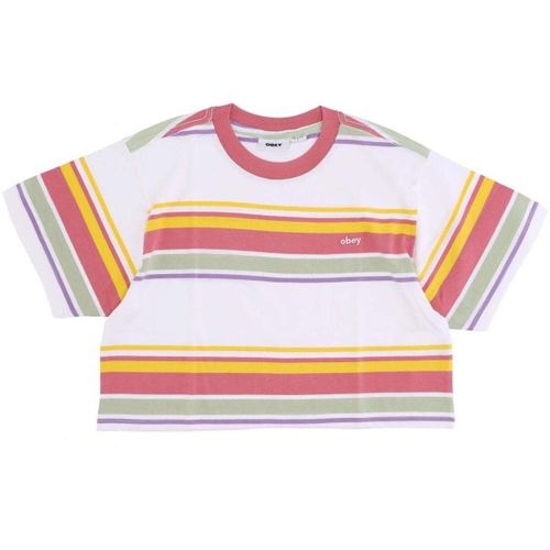T-shirt June Stripes Cropp TeeAmethyst - Obey - Modalova