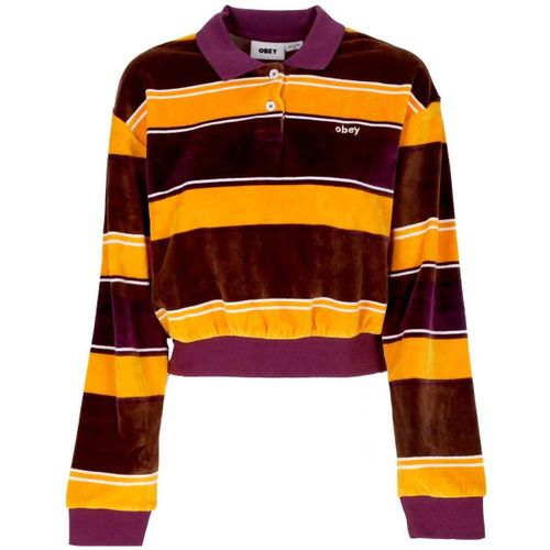 Polo Obey Georgia Ls Beetroot - Obey - Modalova