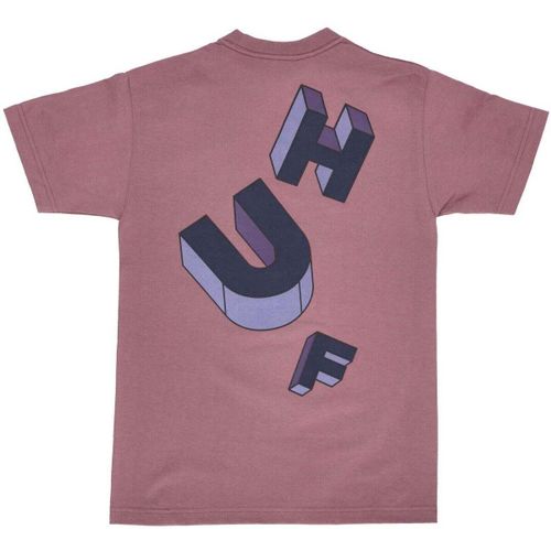 T-shirt Huf Abecarian Tee Mauve - Huf - Modalova