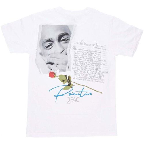 T-shirt Lyrics Ii Tee X Tupac - Primitive - Modalova
