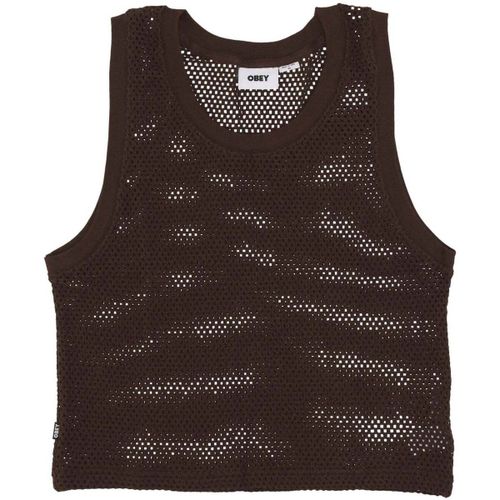 Debardeur Canotta Donna W Hudson Mesh Tank Java Brown - Obey - Modalova