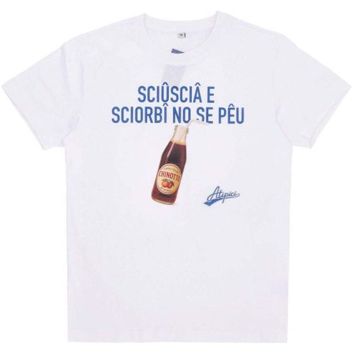 T-shirt Maglietta Uomo Sciuscia e Sciorbi Tee White - Atipici - Modalova