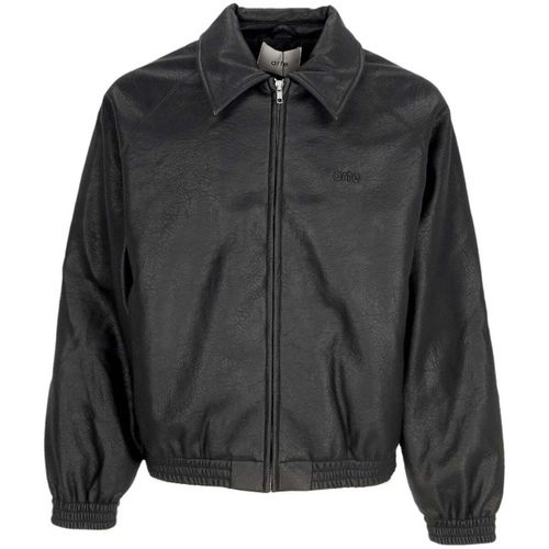 Blouson Giubbotto Uomo Basic Leather Jacket Black - Arte Antwerp - Modalova