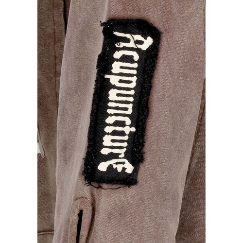 Blouson Giubbotto Uomo Punker Jacket Coffee Quartz - Acupuncture - Modalova
