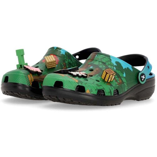 Sabots Mule Uomo Minecraft Classic Clog Green Multi - Crocs - Modalova