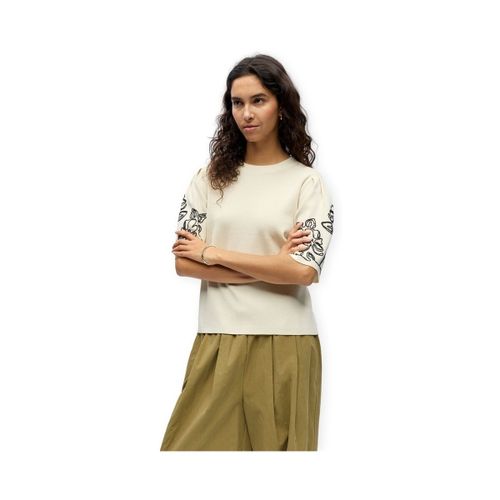 Blouses Flora Knit - Birch/Black - Object - Modalova