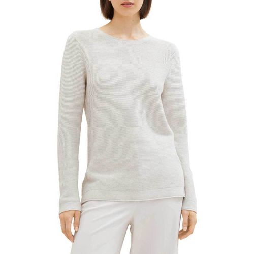 Pull Pull COL ROND Alabaster - Tom Tailor - Modalova