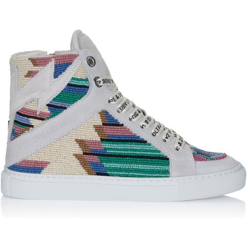 Baskets montantes HIGH FLASH FOLK BEADS Sneaker weiß - Zadig & Voltaire - Modalova