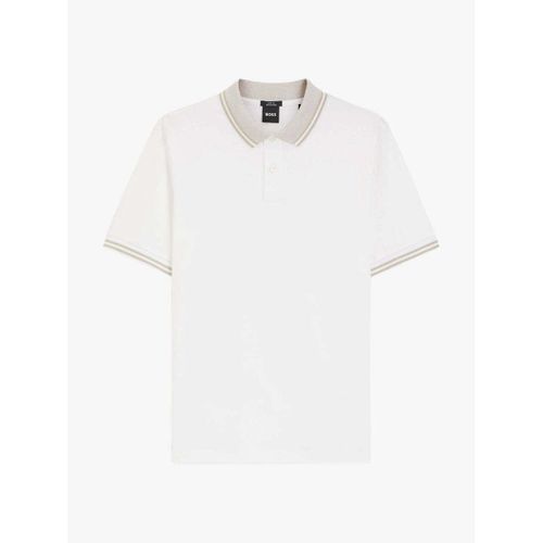 T-shirt BOSS Polo blanc en coton - BOSS - Modalova