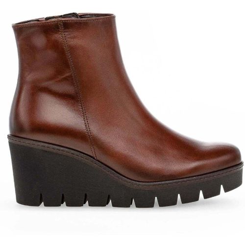Bottines Bottine en cuir lisse à talon compensé - Gabor - Modalova