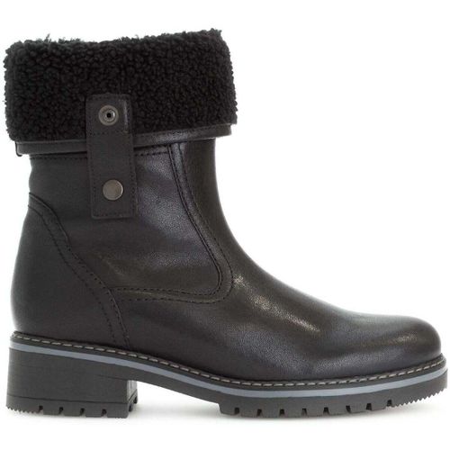 Bottines Bottines mid en cuir lisse à talon décroché - Gabor - Modalova