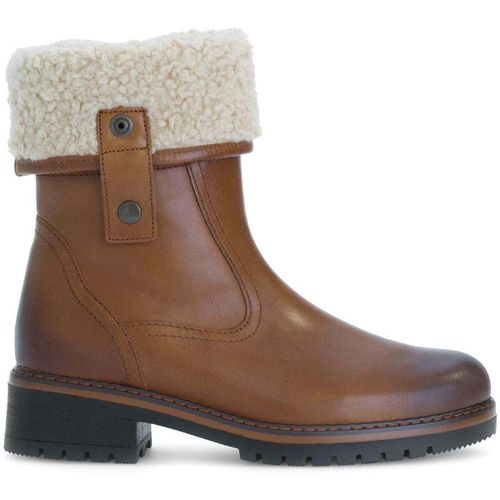 Bottines Bottines mid en cuir lisse à talon décroché - Gabor - Modalova
