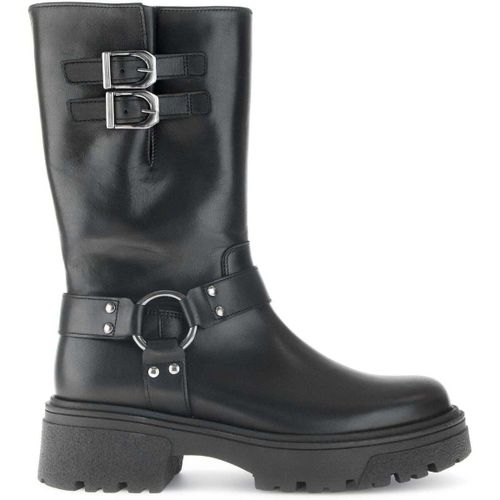 Bottines Bottines mid en cuir lisse à talon décroché - Gabor - Modalova