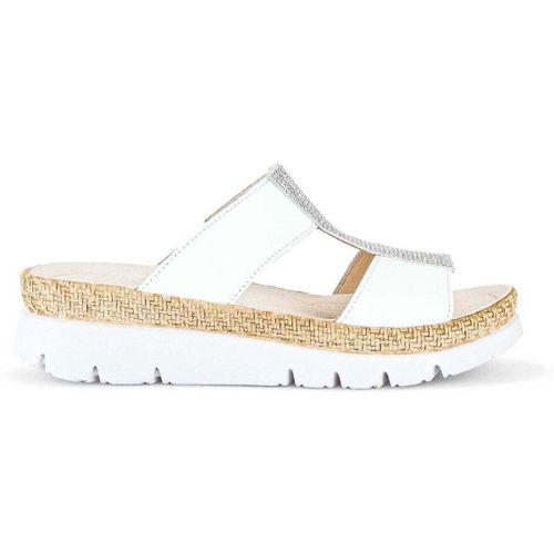 Mules Sandales en cuir à talon compensé - Gabor - Modalova