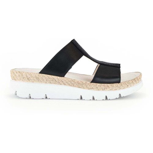 Mules Sandales en cuir combinés - Gabor - Modalova