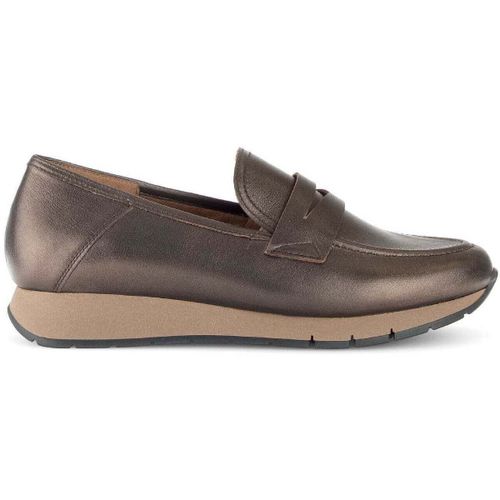 Mocassins Baskets en cuir à talon compensé - Gabor - Modalova