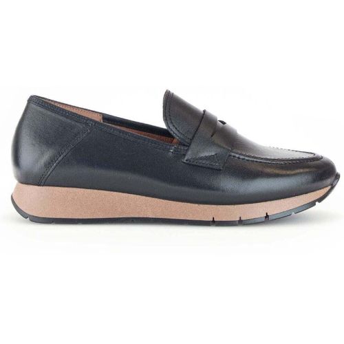 Mocassins Baskets en cuir à talon compensé - Gabor - Modalova