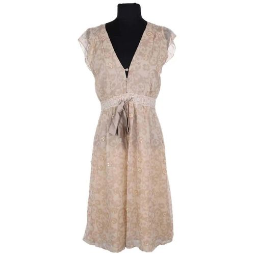 Robe courte Sandro Robe beige - Sandro - Modalova