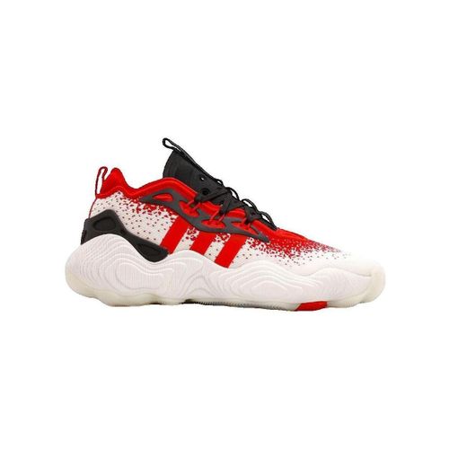 Chaussures Baskets Trae Young 3 off white / vivid red - adidas - Modalova
