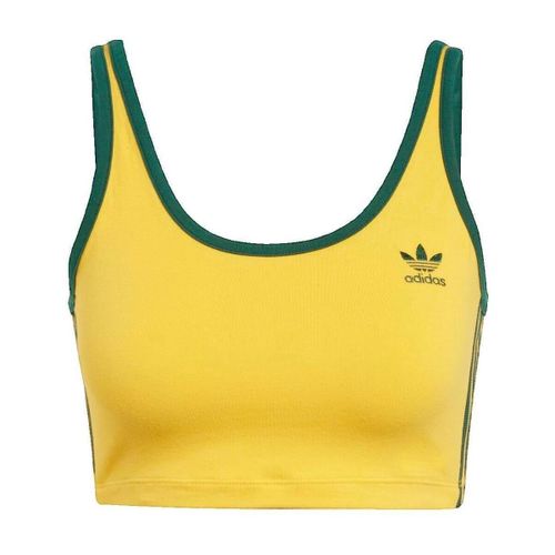 Blouses adidas Top 3-Stripes jaune - adidas - Modalova