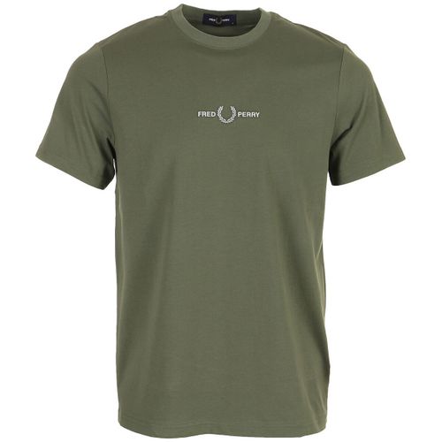 T-shirt Fred Perry Emboidered - Fred Perry - Modalova