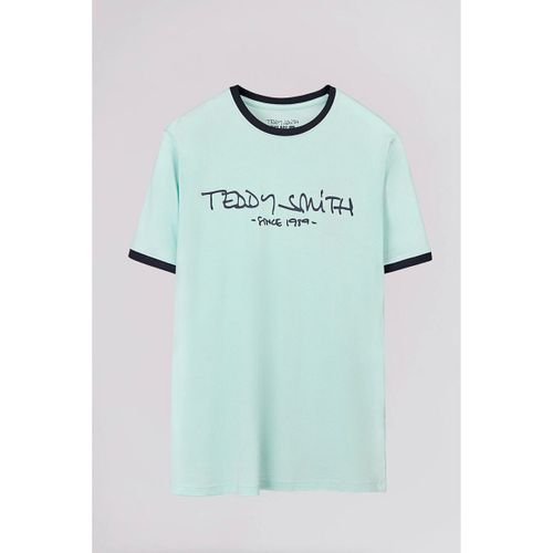 T-shirt Tee Shirt TEDDY SMTH TICLASS MC Bleach Menthol - Teddy Smith - Modalova