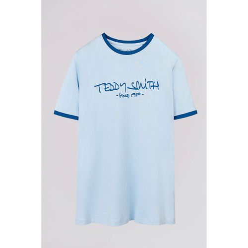 T-shirt Tee Shirt TEDDY SMTH TICLASS MC Pastel Blue - Teddy Smith - Modalova