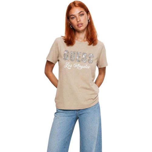 T-shirt SS CN SNAKE SCRIPT R W6YI30 K4349 - Guess - Modalova